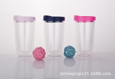 【子彈頭廣告杯,雙層塑料杯】價格,廠家,圖片,杯子,永康市集成日用品有限責(zé)任公司銷售部-